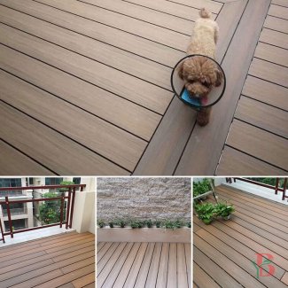 Wood Plastic Composite Decking is an eco-friendly decking options