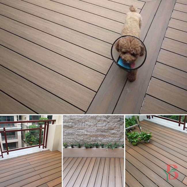 Wood Plastic Composite Decking is an eco-friendly decking options