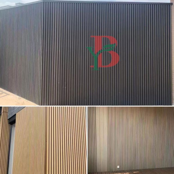 WPC Fluted Wall Panels for Modern Exterior Decoration