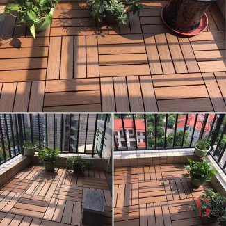 Residential balcony/terrace with WPC Tiles