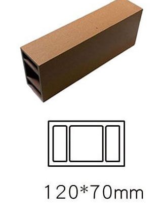 BONGYWOOD WPC Louver Profiles with Dimensions 120*70