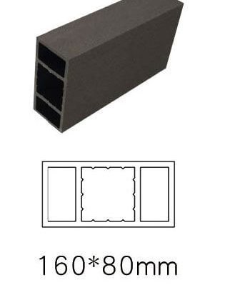 BONGYWOOD WPC Louver Profiles with Dimensions 160*80