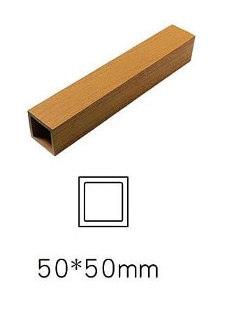 BONGYWOOD WPC Louver Profiles with Dimensions 50*50