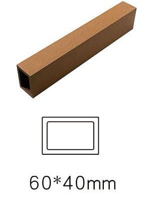 BONGYWOOD WPC Louver Profiles with Dimensions 60*40