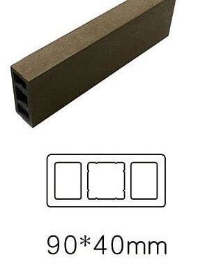 BONGYWOOD WPC Louver Profiles with Dimensions 90*40