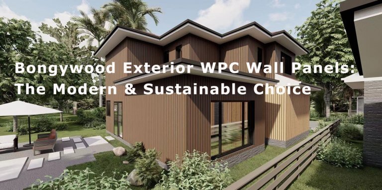 Bongywood Modern Exterior WPC Wall Panel