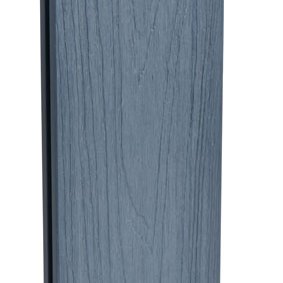 Bongywood capped composite decking in light grey texture