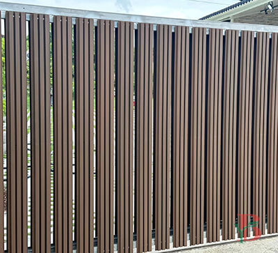 Fences WPC Wall Panel Application Case