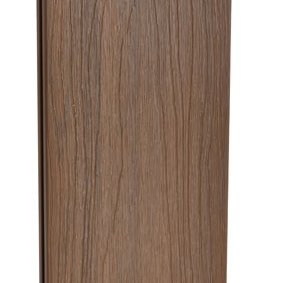 Bongywood capped composite decking in Teak wood grain texture