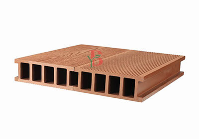 Hollow WPC deck board ZS145H50 with 145*50mm dimension