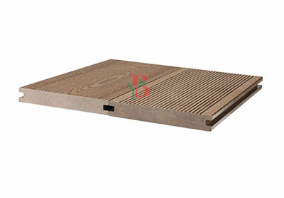 Solid composite deck board 140*21.5mm profile view