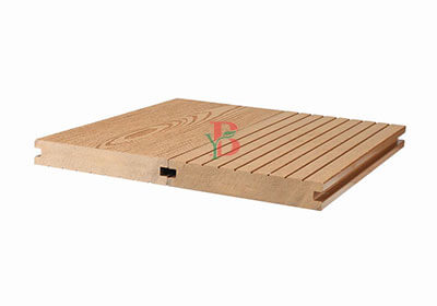 Solid composite deck board ZS140S25 profile view