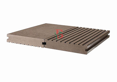 Solid composite deck board ZS145S30 profile view