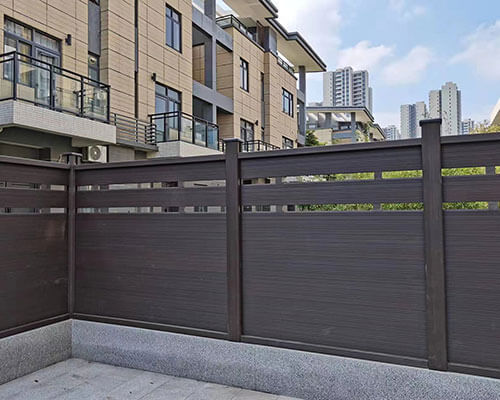 Stylish decorative WPC fencing solutions.