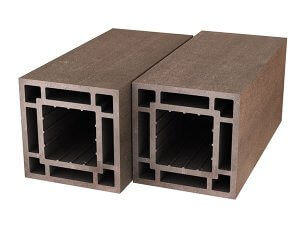 Weather-resistant WPC post 140*140mm size