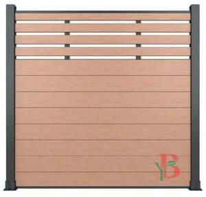 fencing2 Bongywood composite privacy fence with aluminum posts