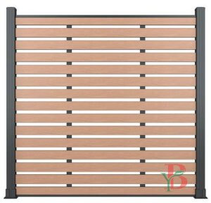 fencing3 Bongywood composite privacy fence with aluminum posts