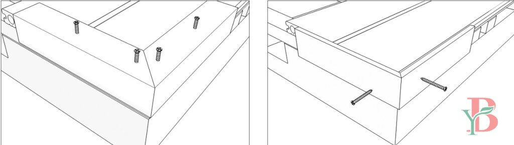Edge details for WPC Decking Installation