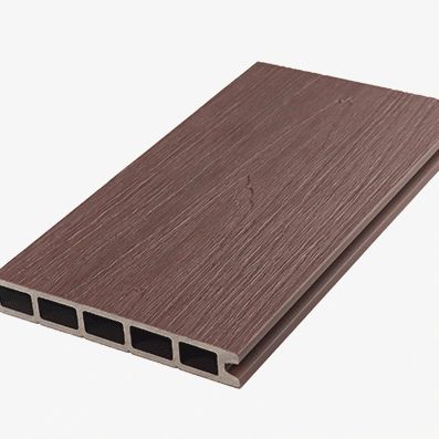 Redwood color WPC fence panel