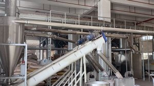 Mixing-and-Pelletizing How Is WPC Material Manufactured? ---Mixing and Pelletizing