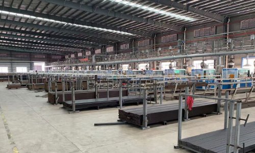 Shaping-and-Cooling How Is WPC Material Manufactured?Shaping and Cooling