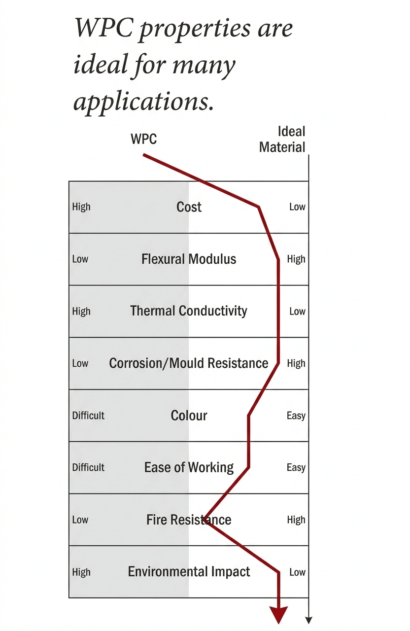 Comparative analysis of WPC board fire resistance and mechanical properties