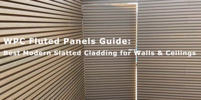 WPC Fluted Panels Guide: Best Modern Slatted Cladding for Walls & Ceilings