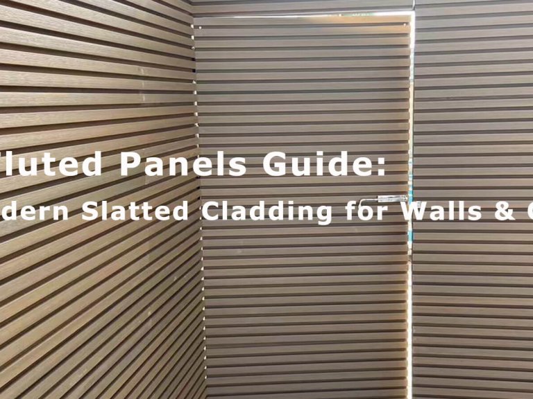 WPC Fluted Panels Guide: Best Modern Slatted Cladding for Walls & Ceilings