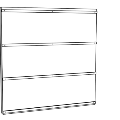 All WPC wall panel systems require a subframe network, install joist first