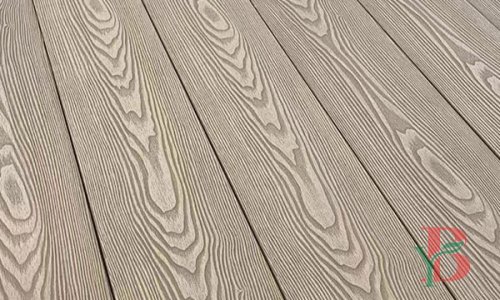 Decking Comparison: 3D Embossed WPC decking with natural timber look without the maintenance of real wood.