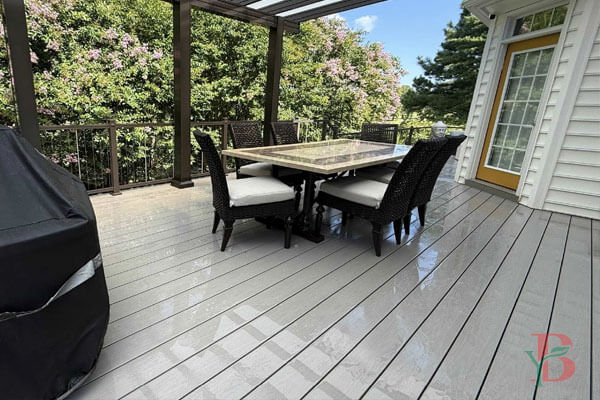 Residential patio with ASA Decking – Composite vs PVC vs ASA Decking